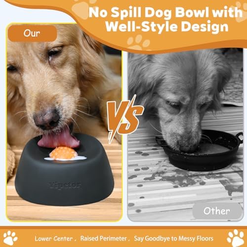 Slow Feeder Dog Bowls for Liquid Treat, 【Enrichment Ball-Roll】 Bone Broth Dog Lick Bowl, 3/4 Cup Yogurt Pup Lick Toy for Large Medium Small Breeds Dietary Supplement/Post-Op Nutrition