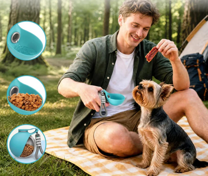 Luveiro™ HydroPaw - Portable Water/Snack Bottle