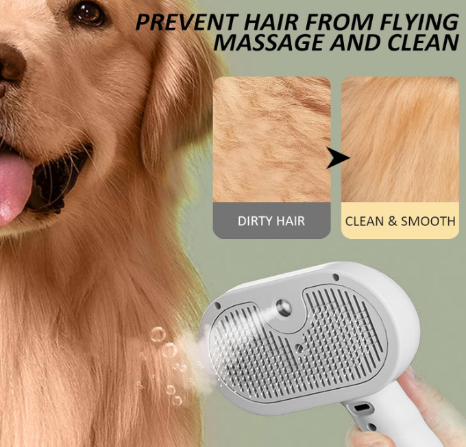 Luveiro™ MistBrush - Deshedding Brush (Removes Loose Fur)