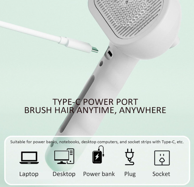Luveiro™ MistBrush - Deshedding Brush (Removes Loose Fur)
